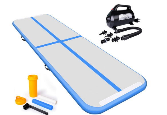 Inflatable Gymnastics Tumbling Mats for Safe and Convenient Practice, Tumbling, and Exercise Sessions