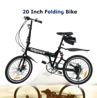 Unisex Folding City Bike Bicycle 7-speed Kids Adult bicycle