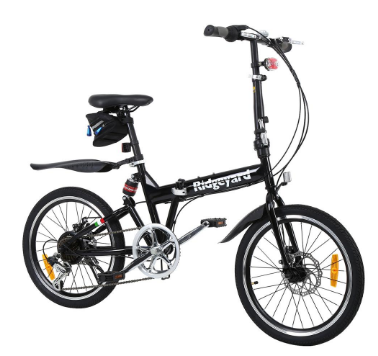 Unisex Folding City Bike Bicycle 7-speed Kids Adult bicycle