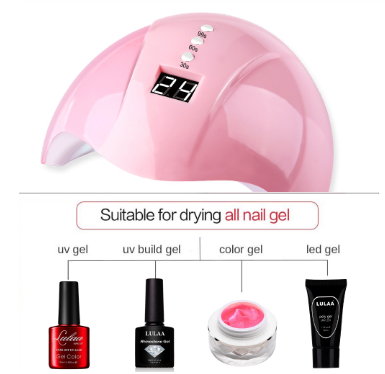 Nail Dryer LED UV Lamp 24W For All Gels 12 Leds