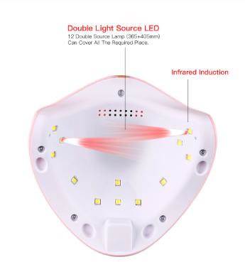 Nail Dryer LED UV Lamp 24W For All Gels 12 Leds
