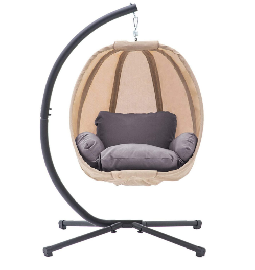 Hammock Chair Swing Basket with Stand, Including Frame for Indoor and Outdoor Relaxation
