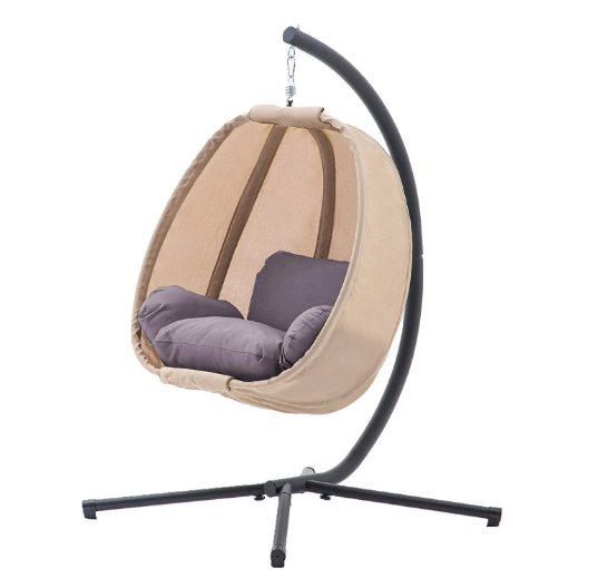 Hammock Chair Swing Basket with Stand, Including Frame for Indoor and Outdoor Relaxation