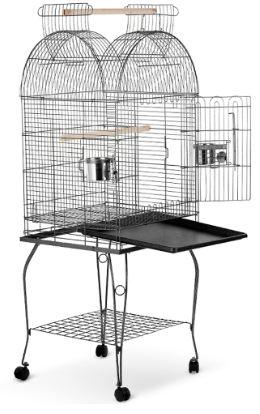Bird Parrot Cage with Lockable Wheels – Spacious and Portable Cage for Birds and Parrots