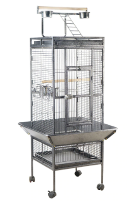 Bird Parrot Cage with Lockable Wheels – Spacious and Portable Cage for Birds and Parrots