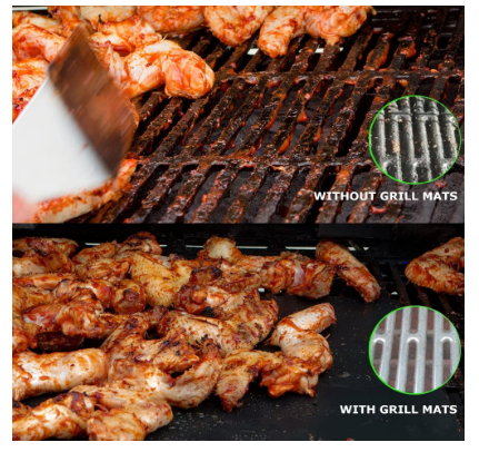 Set of 5 Non Stick Barbecue Baking Mat