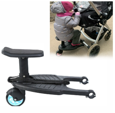 Buggy Stroller Rollboard With Seat Kiddy Board Footboard