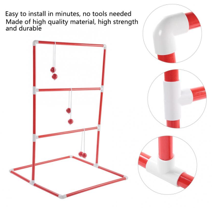 Outdoor Ladder Ball Game Set For Camping Weddings and Training Aids