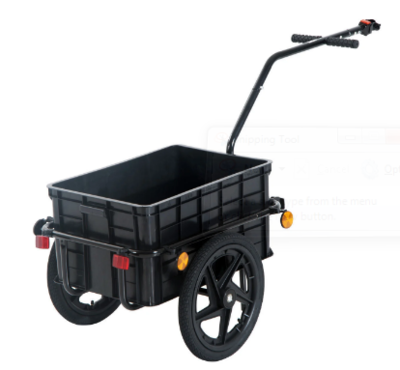Cargo Trailer Bike With Carrier Utility Luggage