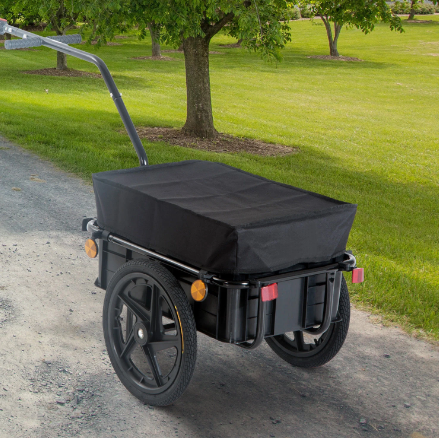 Cargo Trailer Bike With Carrier Utility Luggage