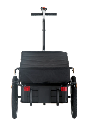 Cargo Bike Trailer with Heavy-Duty Utility Luggage Carrier for Hauling and Storage