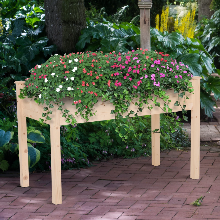 Garden Bed Planter for Vegetables, Flowers, and Herbs – Raised Garden Box Kit for Outdoor Gardening and Planting