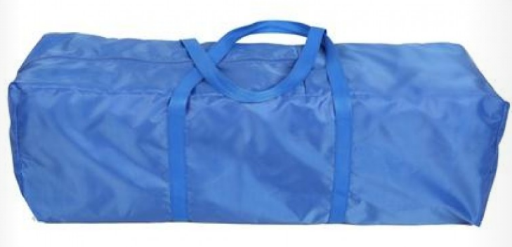 Foldable Baby Cot with Play Bar and 3 Detachable Toys for Comfort and Entertainment