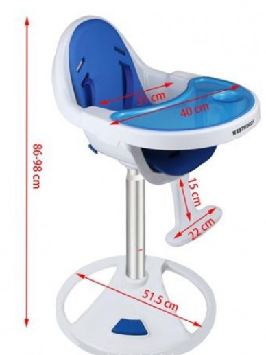 Multifunctional Design Baby High Chair Swivel