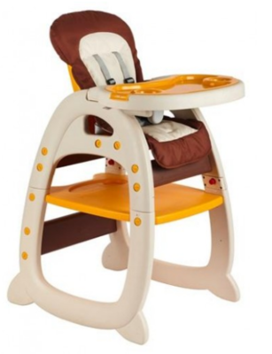 Multifunctional Adjustable Baby Highchair 3in1, Color: Beige