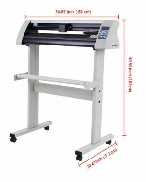 Cutting Plotter Cutter for Contour Cut Stickers, Vinyl Cutter for Sublimation Print with SignCut Software
