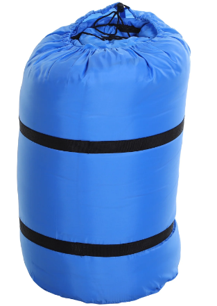 Polyester Double Size Camper Sleeping Bag Blue