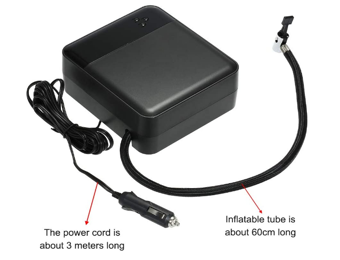 Portable 12V DC Air Pump, With Enhanced LED Display