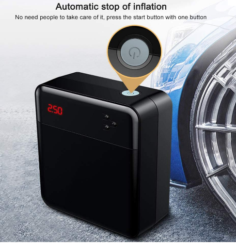 Portable 12V DC Air Pump, With Enhanced LED Display