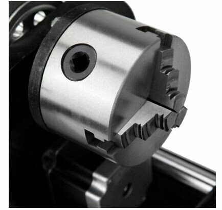 Router Rotary Axis 3-Jaw Chuck A-Axis For Laser Engraver Engraving Machine
