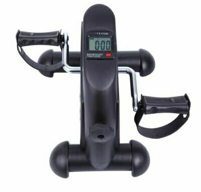 Mini Pedal Exercise Bike LCD Display Cycling Trainer Home Exerciser Equipment Fitness Arm
