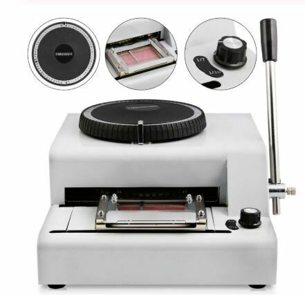 PVC Card Credit ID VIP Manual Embosser Machine Credit Card