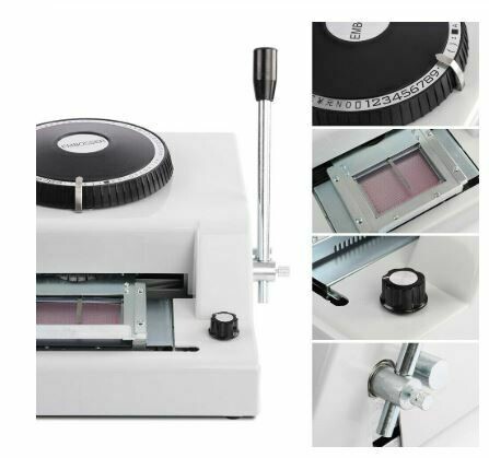 PVC Card Credit ID VIP Manual Embosser Machine Credit Card