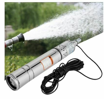 Stainless Steel Water Pump 2000L/H 100M Head Garden Home Agricultural Irrigation