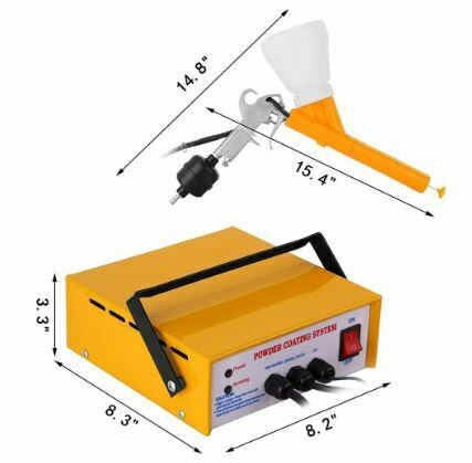 Portable Spray Paint Gun with Electrostatic Capability
