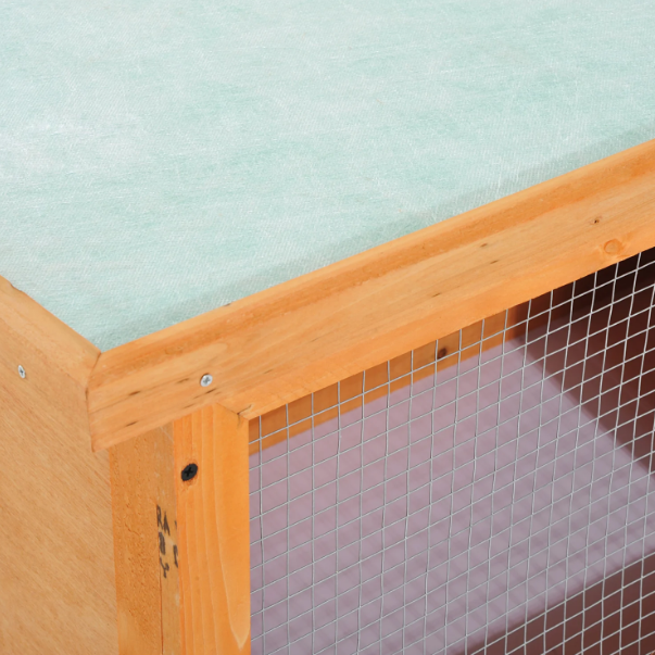 Rabbit Hutch Wood With Removable Drawer