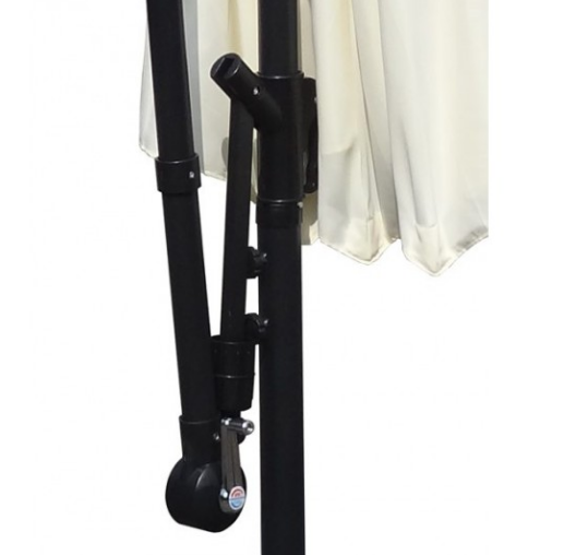 Garden Parasol Sun Shade Umbrella with Crank Handle and Sturdy Stand for Outdoor Patio and Garden