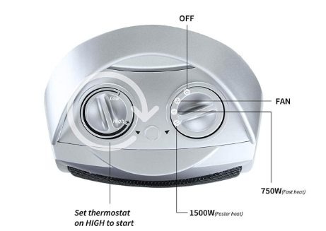 Portable Ceramic Fan Heater