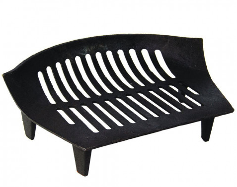 Cast Iron Fire Grate – Durable Fireplace Log Holder for Wood Burning