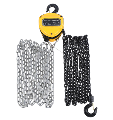Hand Chain Pulley Hoist for Heavy Lifting, Durable Manual Chain Block for Industrial and Construction Use