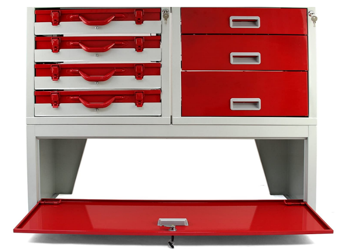 Powder Coated Secure Metal Van Rack Garage Storage Unit