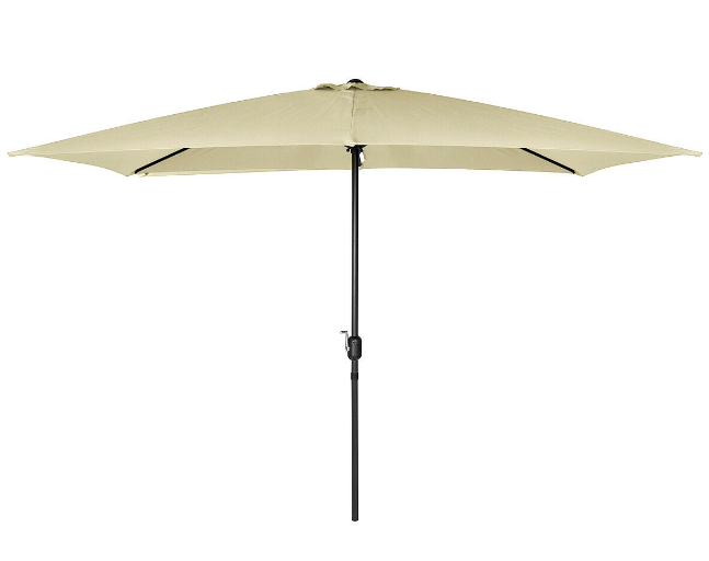 Durable Rectangular Garden Umbrella
