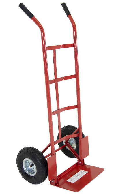 Heavy Duty Hand Trolley with Foldable Toe Plate for Easy Transport and Storage, Durable Cart for Moving Heavy Loads