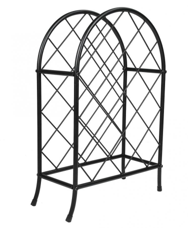 Decorative Iron Wine Rack for Home, Kitchen, and Café – Stylish Houseware Display for Wine Bottles