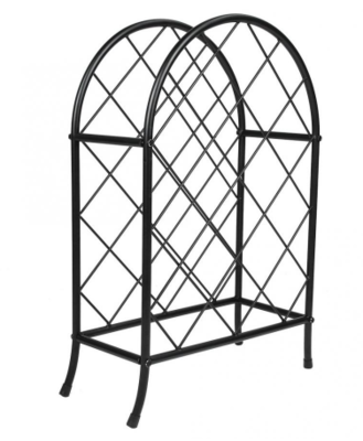 Decorative Iron Wine Rack for Home, Kitchen, and Café – Stylish Houseware Display for Wine Bottles
