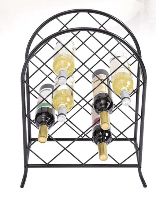 Decorative Iron Wine Rack