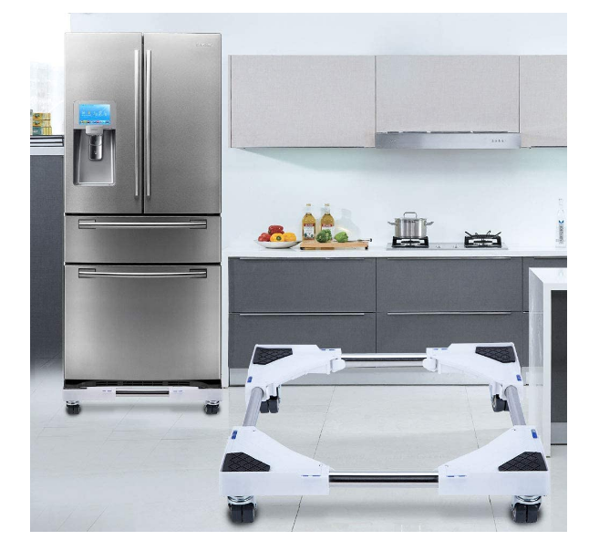 Movable Appliance Base With 4×2 Swivel Wheels