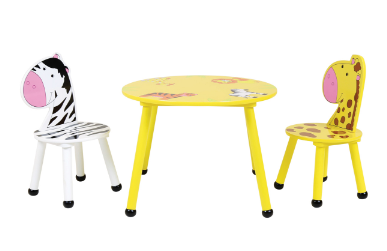 Durable Wooden Table & Chairs Set For Kids