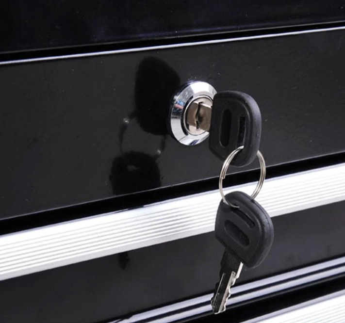 High Quality Lockable 4-Drawer Toolbox for Secure Tool Storage and Organization