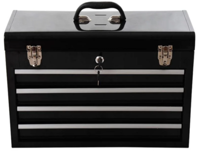 High Quality Lockable 4-Drawer Toolbox for Secure Tool Storage and Organization
