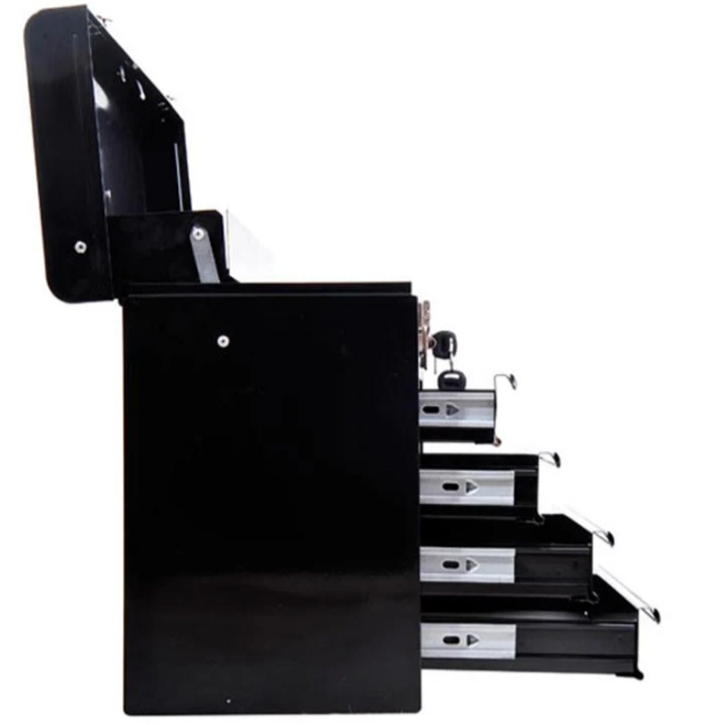 High Quality Lockable 4-Drawer Toolbox for Secure Tool Storage and Organization