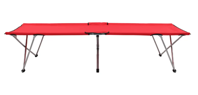 Foldable Camping Bed with Portable Carry Bag, Lightweight and Compact Sleeping Cot for Outdoor Use