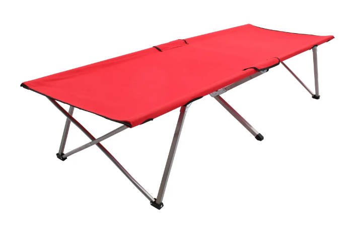 Foldable Camping Bed with Portable Carry Bag, Lightweight and Compact Sleeping Cot for Outdoor Use