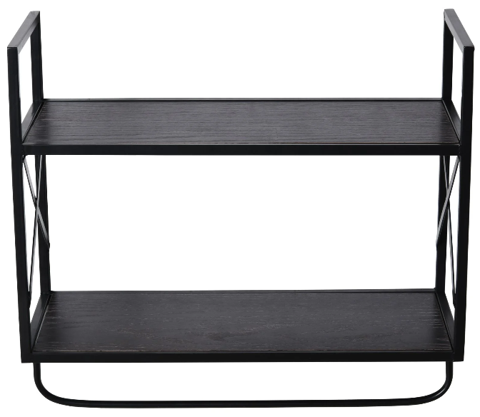 Mountable Wall Shelf With Bottom Hanger
