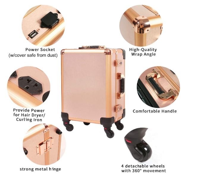 Professional Makeup Artist Train Case