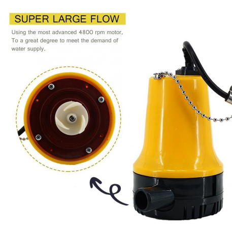 High Efficiency Electric Water Pump for Fast and Reliable Water Transfer, Energy-Saving Design for Residential and Industrial Use